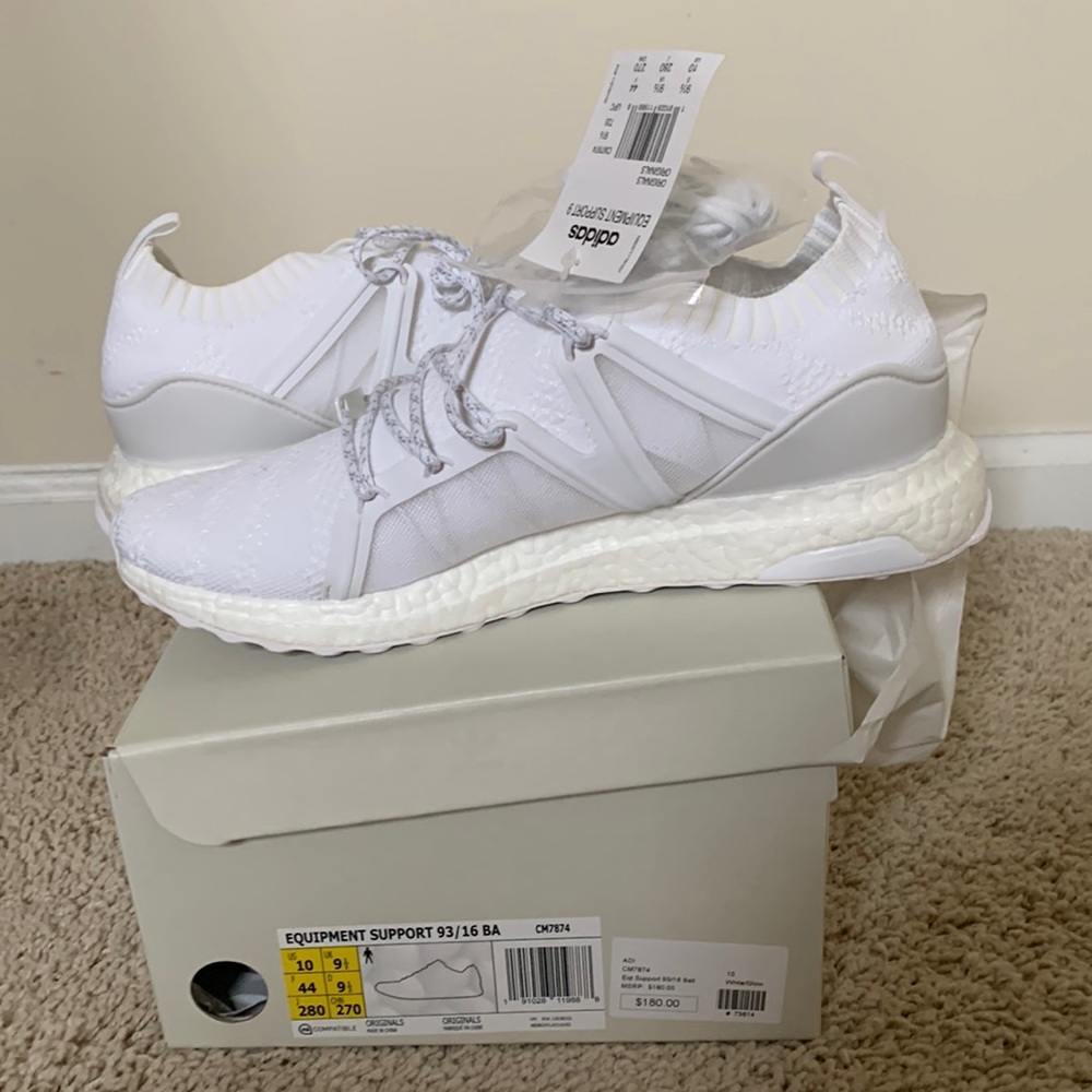 Adidas EQT white sneakers